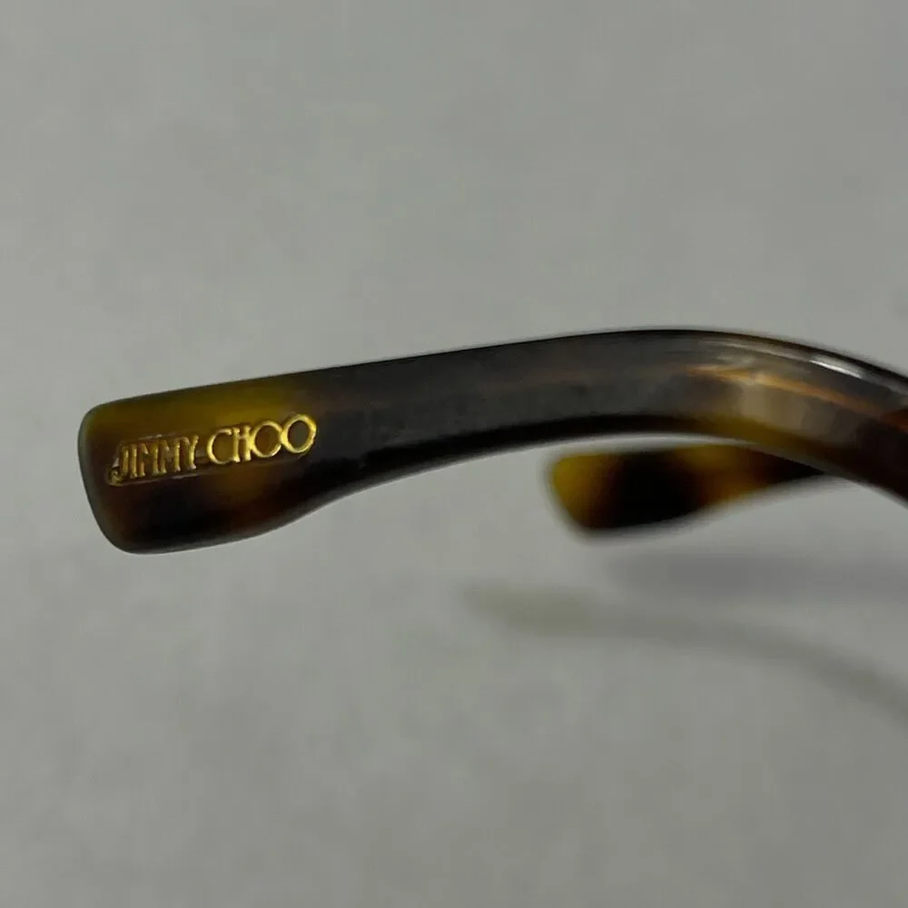 Jimmy Choo Eyeglasses Sunglasses Frames Only 160 BHZ 140 Gold